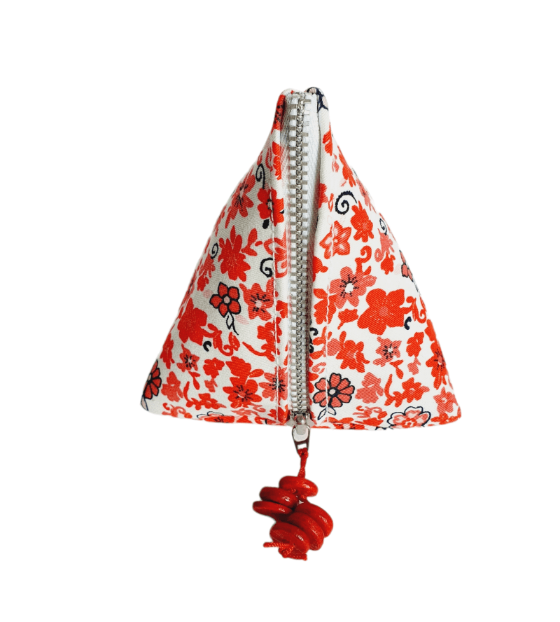 Small Pyramid Floral Purse ENFAIR