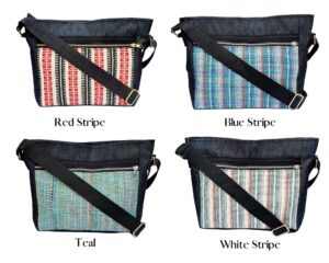 Canvas crossbody bags