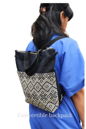 Convertible backpack crossbody bag