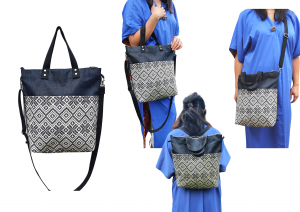Convertible backpack crossbody bag