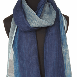 Blue tonal scarf