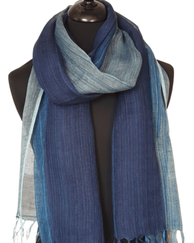 Blue tonal scarf