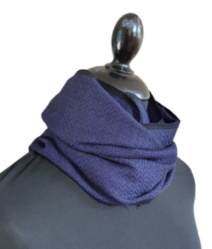 Merino Wool Blue Scarf