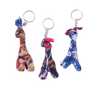 Handmade Giraffe Keyrings