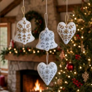 Stars and Bells Christmas Decorations
